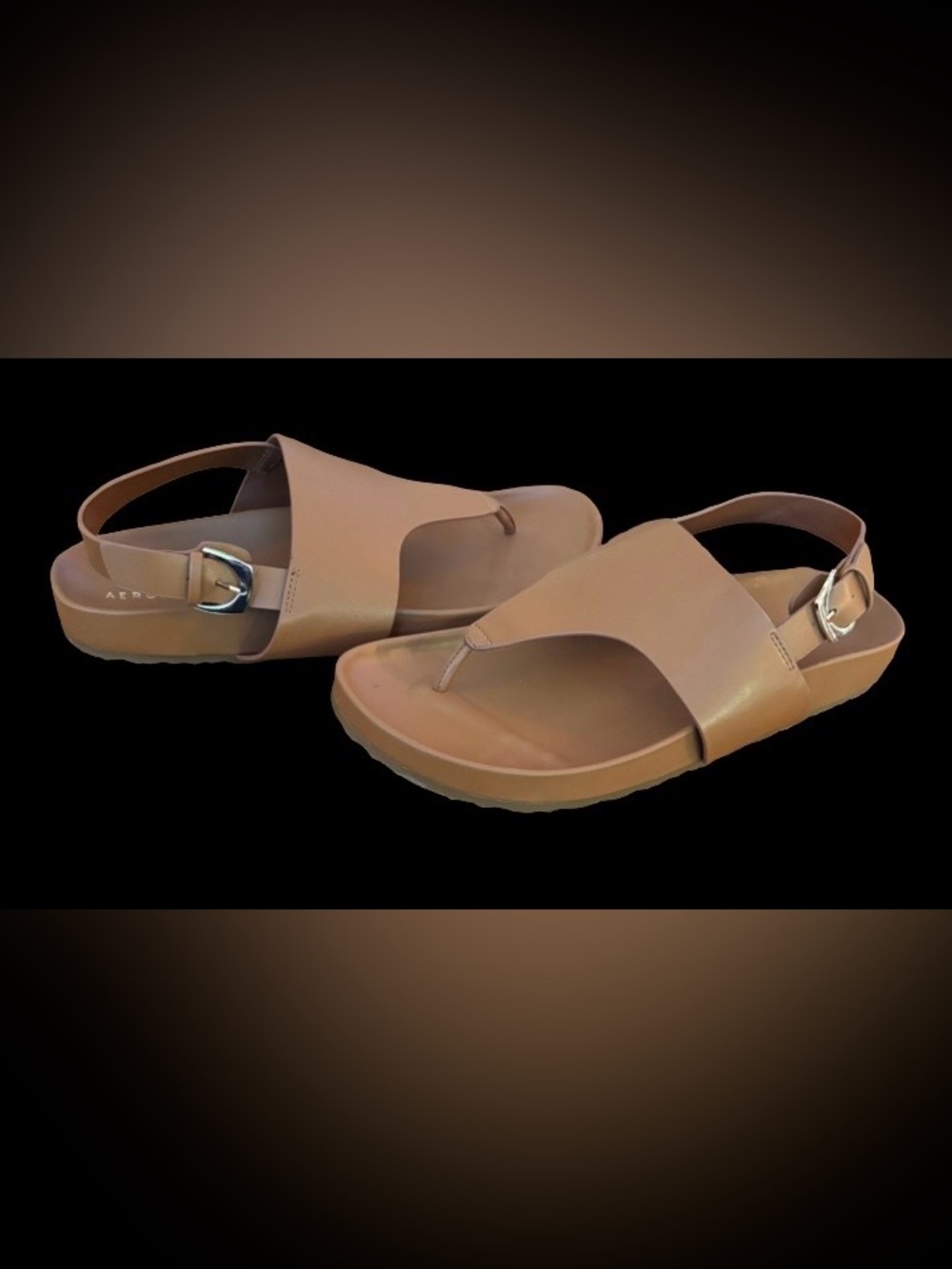 AEROSOLES Conclusion thng brwn vegan lthr comfort bd slingbk WM 11 beach coastal - Picture 4 of 11
